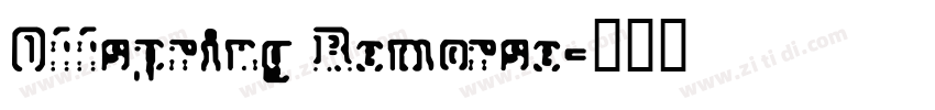 Offspring Remorse字体转换